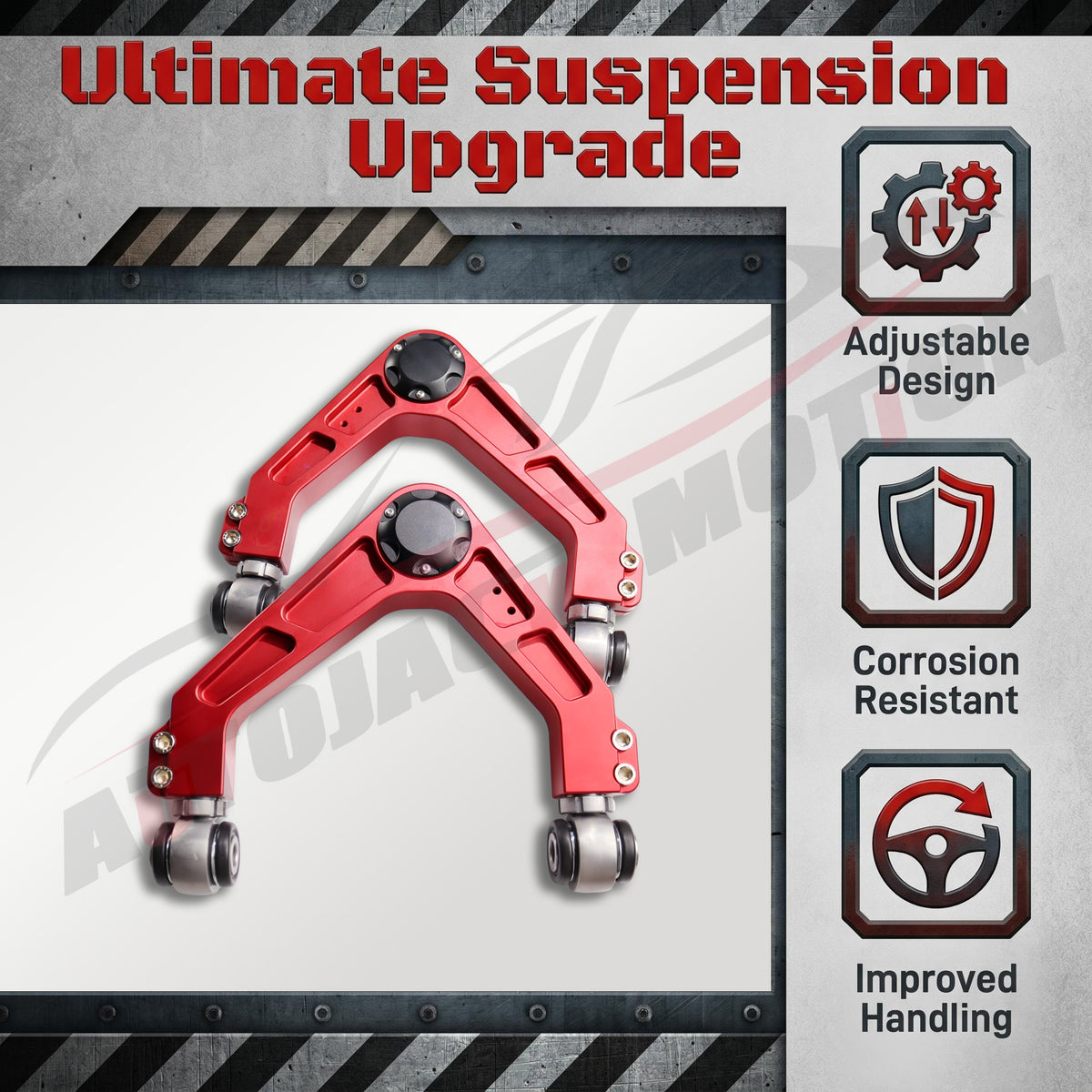 AutojackMotion 2-4' lift Aluminum Front Upper Control Arm for Triton 2015-2022