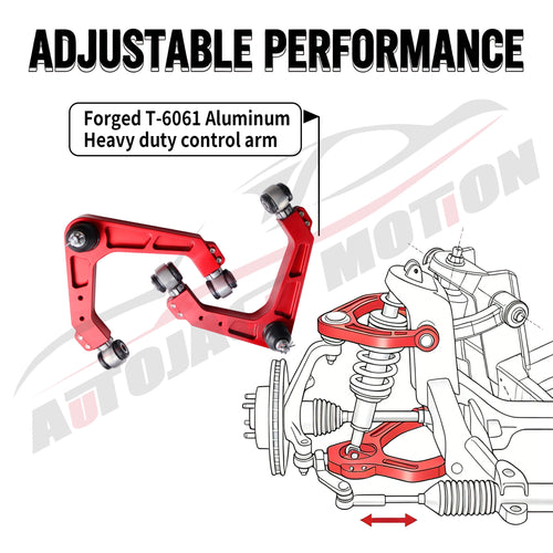 AutojackMotion 2-4' lift Aluminum Front Upper Control Arm for Triton 2015-2022